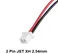 2.5mm Pitch JST2.5 Plug 2 PIN Extension Wire Connector