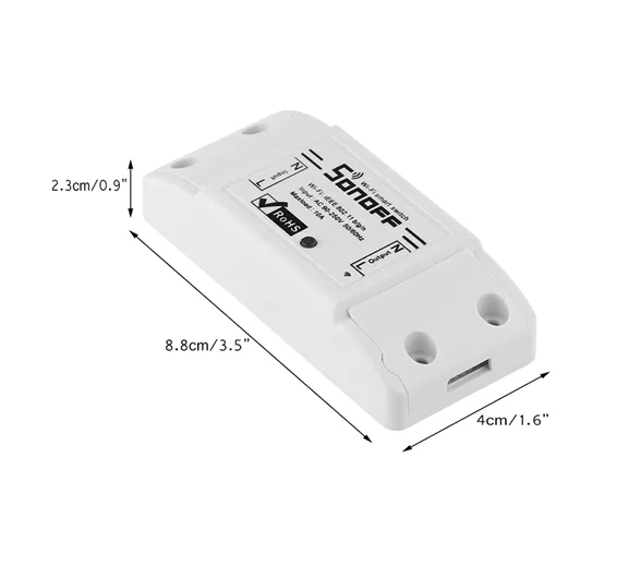 SONOFF Basic 10A WiFi Remote Switch Smart Wireless Automation Module