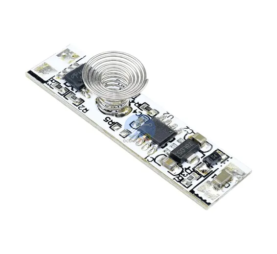 Touch Switch Capacitive Sensor Module Coil Spring Switch LED Dimmer Control Switch 30W 3A for Smart Home LED Light Strip