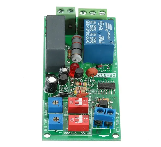 Dual Time Adjustable Cycle Delay Timing Relay Repeat ON OFF Switch Infinite Loop Timer Module AC 100V 110V 120V 220V 230V 240V