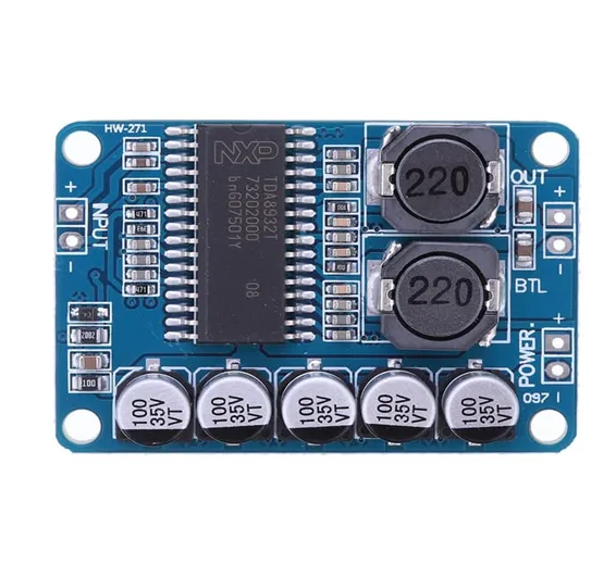 35W Digital Amplifier Board TDA8932 Mono Audio Power Amplifier Module Low Power Consumption