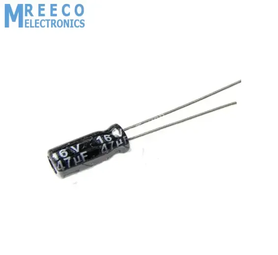 100pcs 47uf 25v Polar Capacitor