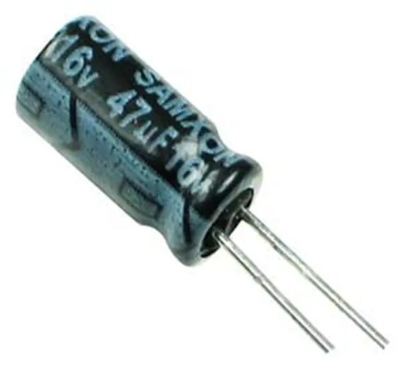 100pcs 47uf 25v Polar Capacitor