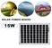 15W 12V PV Solar Power Panel Cell Module