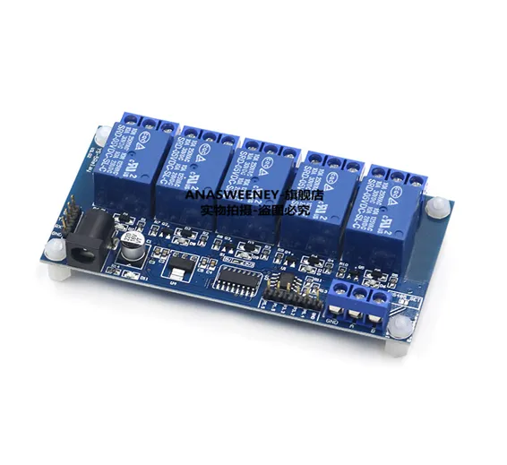 5-Way Relay Module Optocoupler Isolation With Single-Chip RS485 Communication UART Serial Port TTL Communication In Pakistan