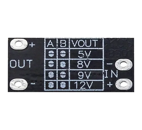 Mini Converter Boost Step Up DC-DC, 3V, 3.2V, 3.3V, 3.7V, 5V, 9V