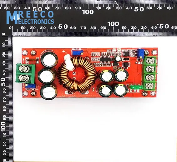 2X 1200W 20A DC Converter Boost Car Step-Up Power Supply Module Adjustable  Voltage Converter 8-60V to 12-83V 