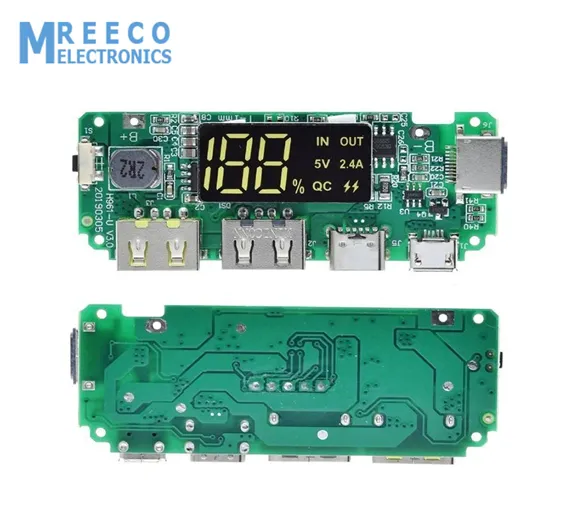 Power Bank Module for 18650 Cells and Lithium Polymer Batteries