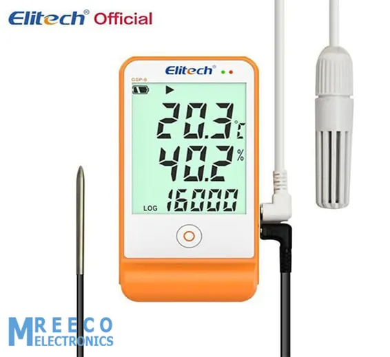 Elitech GSP-6 Digital Temperature and Humidity Data logger
