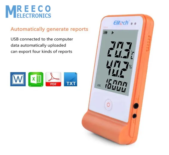 Elitech GSP-6 Digital Temperature and Humidity Data logger