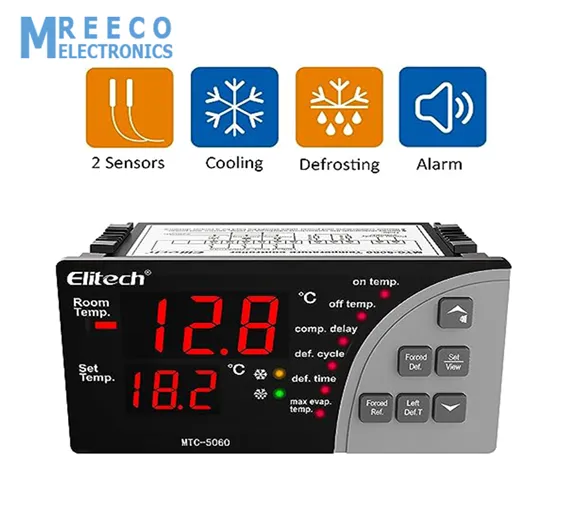 MTC-5060 Temperature Controller for Refrigeration System Elitech in Pakistan