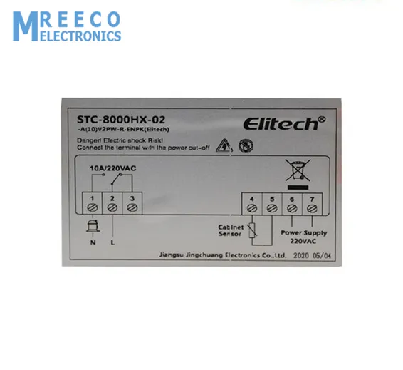 STC-8000HX-02 Cool Digital Refrigeration Controller Sensor Elitech in Pakistan