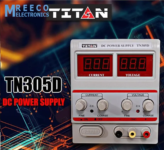 Titan TN 305D 220V DC Power Supply Precision Lab Variable 30V 5A Adjustable Regulator