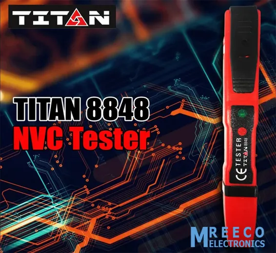 Titan 8848 Voltage Tester Pen Electric Power Volt Alert Detector AC/DC Non Contact