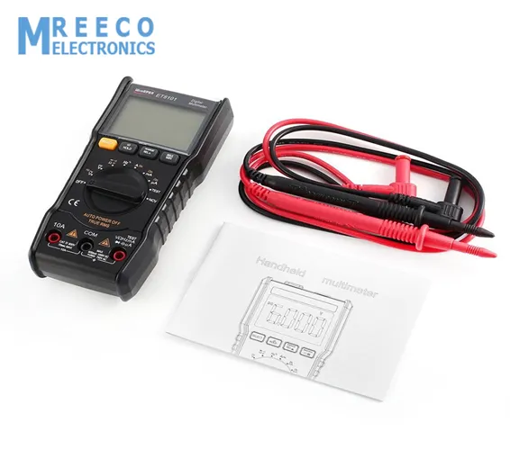 ET8101 True-RMS Digital Multimeter AC/DC Voltage Current Tester with Resistance Capacitance Diode NCV Measurement