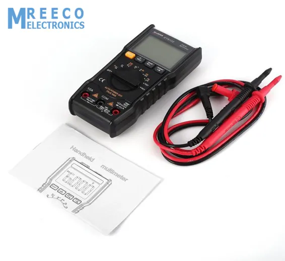 ET8102 True RMS Digital Display Pocket Size Multimeter 1000V 10A Voltmeter Ammeter