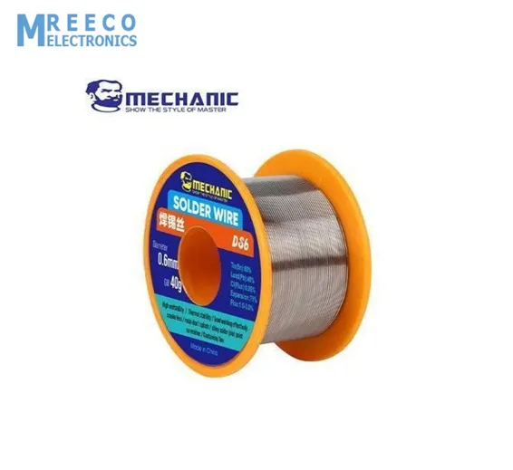 MECHANIC DS6+M60 40g 0.5mm Electronic Soldering Welding No-clean Rosin Solder Wire