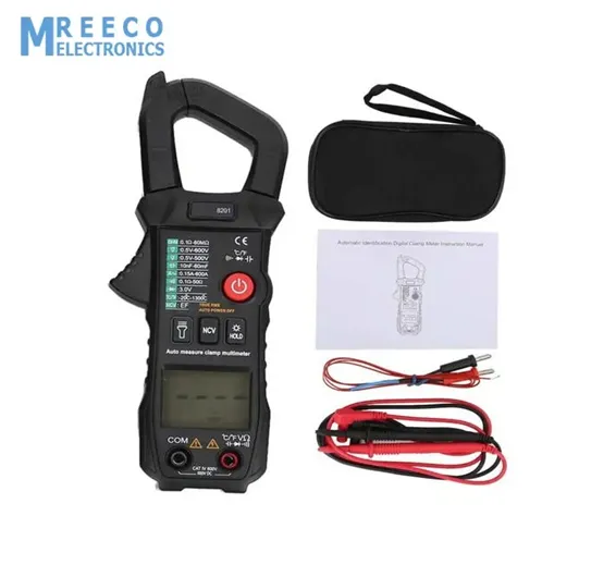 ET8201 600A 600V AC Clamp Meter Intelligent Automatic Identification High Accuracy Multimeter Ammeter