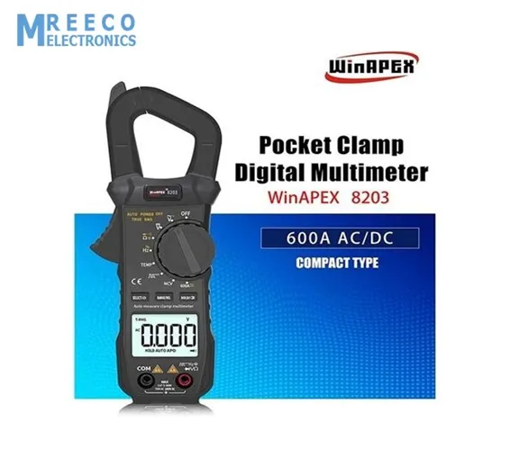 WinAPEX 8203 ET8203 600A AC/DC Digital Clamp Meter